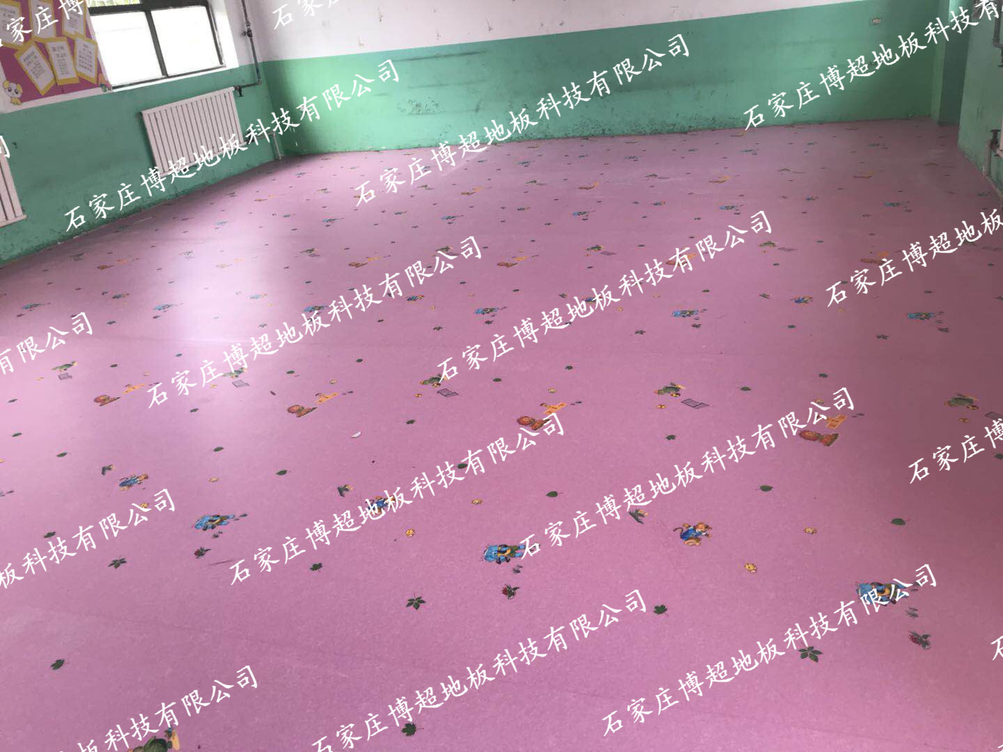 山西省吕梁市某幼儿园塑胶地板